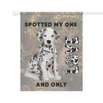 Spotted My One and Only Dalmatian Garden Banner | House Decor