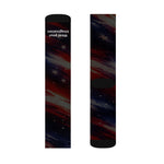American Flag Sublimation Socks — Patriotic Eagle Graphic Crew Socks