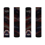 American Flag Sublimation Socks — Patriotic Eagle Graphic Crew Socks