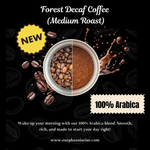 Forest Decaf Coffee Iced Coffee Glass | Our Phoenix Rise
