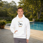 Corgi Love Graphic Hoodie - Woman wearing White | Our Phoenix Rise