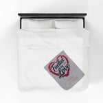 Personalized Plush Blanket - 'Fueled by Love' - Cozy Gift for Couples - Iron Phoenix GHG