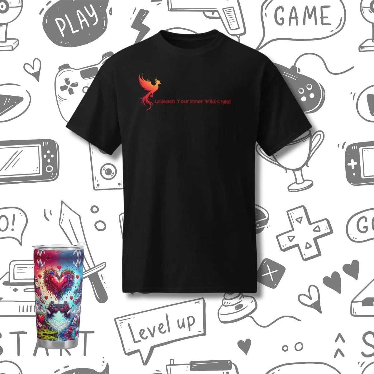 Phoenix T-shirt - Unisex Dry Blend Tee, Comfortable & Stylish