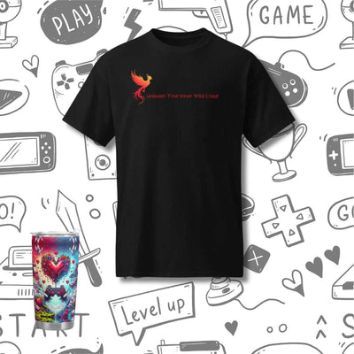 Phoenix T-shirt - Unisex Dry Blend Tee, Comfortable & Stylish - Iron Phoenix GHG