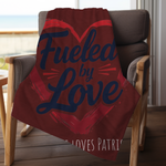 Personalized Couples Throw Blanket - Folded Plush Blanket for Gifting | Our Phoenix Rise