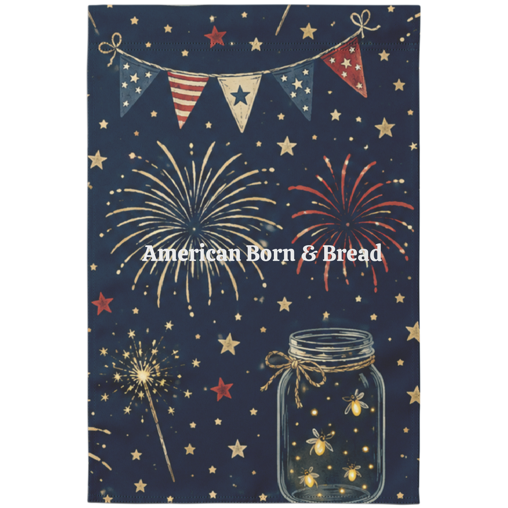 Small Double Sided Garden Flag Navy