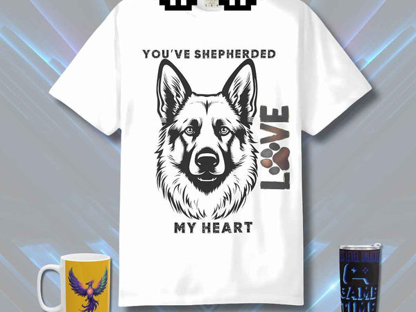 Shepherd Dog T-shirt - Cozy Unisex Tee, Pet Lover Gift