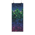 Abstract Mountain Matte Vertical Poster 2025 - Iron Phoenix GHG