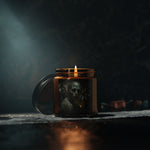 Skull Forest Illustration Candle