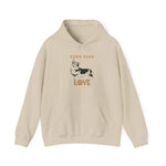 Corgi Love Hoodie, Cozy Sweatshirt, Dog Lover Gift, Pet Appreciation, Cute Animal Apparel, Perfect for Birthdays & Celebrations - Iron Phoenix GHG