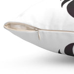 Phoenix Silhouette Pillow | Square Polyester Throw Pillow