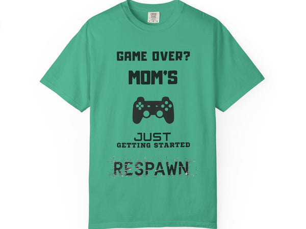 Gamer Mom Respawn T-Shirt | Funny & Sustainable Gaming Gift
