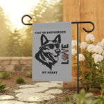 Cute Dog Love Garden Banner, Pet Lover Decor, Outdoor Flag, Heartwarming Home Decoration, Gift for Dog Owners - Iron Phoenix GHG