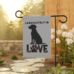 Labrador Retriever Garden Banner - Adorable Dog Design Outdoor Decor - Iron Phoenix GHG
