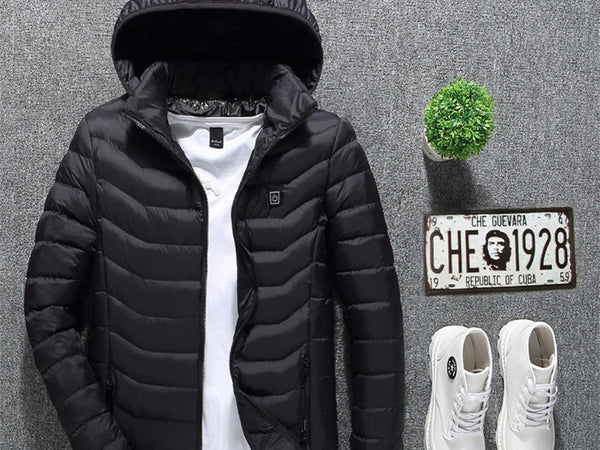 Heated USB Jacket for Outdoors | Red, Black - Iron Phoenix GHG