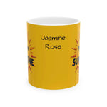 Personalized Sunshine Mug - Brighten Your Day, Custom Name Coffee Mug - Iron Phoenix GHG