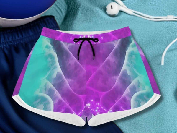 "Aurora Flow" Gradient Athletic Shorts | Iron Phoenix GHG