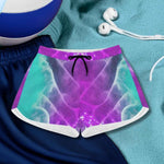 Aurora Flow Gradient Athletic Shorts XS-4XL Detailed View 2 | Our Phoenix Rise