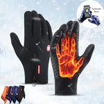Winter Gloves Touch Screen Riding Motorcycle Sliding Waterproof Sports Gloves With Fleece - Iron Phoenix GHG