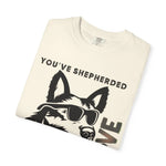 German Shepherd T-shirt - 'Shepherded My Heart' Comfort Tee - Iron Phoenix GHG
