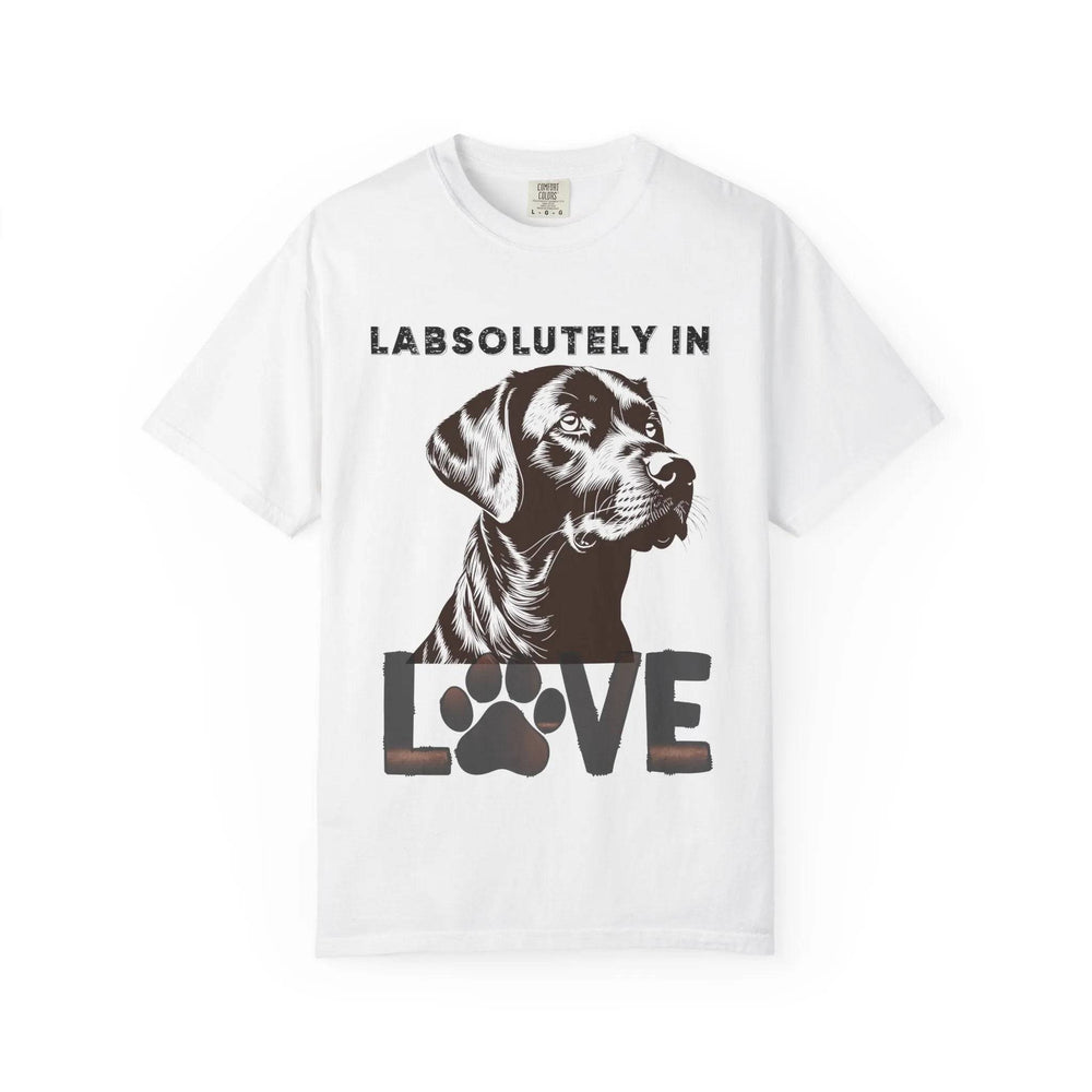 Labrador T-shirt - Labsolutely In Love Comfort Tee