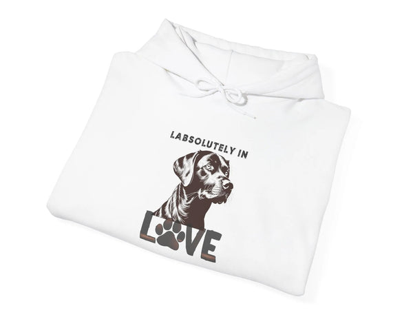 Copy of Dog Lover Hoodie - 'LABSOLUTELY IN LOVE' Sweatshirt for Pet Owners - Iron Phoenix GHG