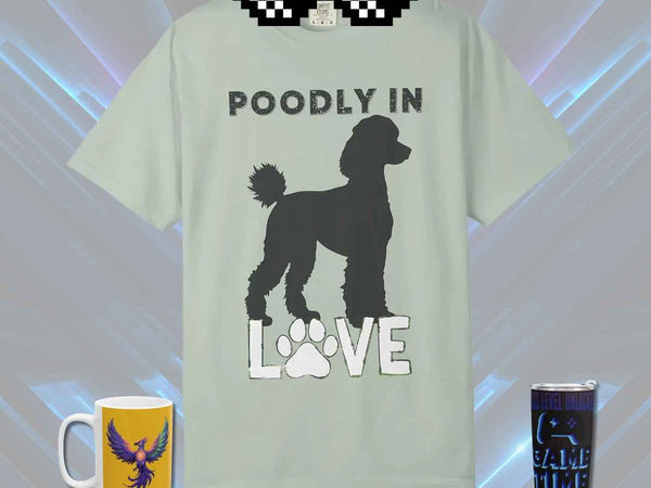 Poodly in Love | Poodle Love T-Shirt 2025