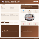 Halloween Party Serving Platter - Oven Microwave and Dishwasher Safe Icons | Our Phoenix Rise