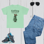 Funny Golf Hiking T Shirt - White Front View | Our Phoenix Rise