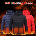 Heated USB Jacket for Outdoors | Red, Black - Iron Phoenix GHG
