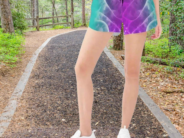 "Aurora Flow" Gradient Athletic Shorts | Iron Phoenix GHG