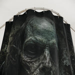 Creepy Skull Monster Shower Curtain | Horror Bathroom Decor