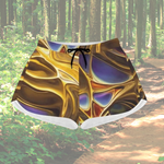 "Molten Gold" Athletic Shorts | Stylish Summer Comfort