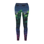 Geometric Mountain Leggings | Retro Gamer Yoga Wear