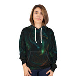 Unisex Dragon Pullover Hoodie (AOP) Detailed View 3 | Our Phoenix Rise