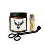 Phoenix emblem candle jar | Candle