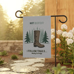 Funny Garden Banner - 'Not Bigfoot...' - Outdoor Decor - Iron Phoenix GHG