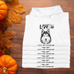 Adorable Husky Dog Hoodie – Cozy Heavyweight Blend