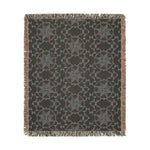 Patchwork Star quilt pattern Woven Blanket | farmhouse boho throw