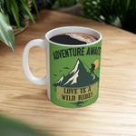 Adventure Awaits Ceramic Mug 2025 - Iron Phoenix GHG
