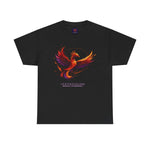Phoenix Graphic Tee — 'Fabulous' Back Print Inspirational T-Shirt