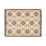 Patchwork Star quilt pattern Woven Blanket | farmhouse boho throw