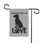 Labrador Retriever Garden Banner - Adorable Dog Design Outdoor Decor - Iron Phoenix GHG