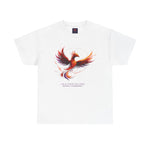 Phoenix Graphic Tee — 'Fabulous' Back Print Inspirational T-Shirt
