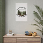 Humorous Camping Kitchen Poster - Hung above a bed with natural light | Our Phoenix Rise