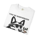 German Shepherd T-shirt - 'Shepherded My Heart' Comfort Tee - Iron Phoenix GHG