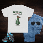 Funny Golf Hiking T Shirt - Natural Front View | Our Phoenix Rise