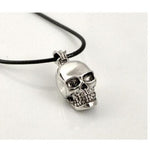 Polished Skull Pendant Necklace - Extreme Close Up Anatomical Features | Our Phoenix Rise