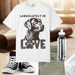Labrador T-shirt - Labsolutely In Love Comfort Tee - Iron Phoenix GHG