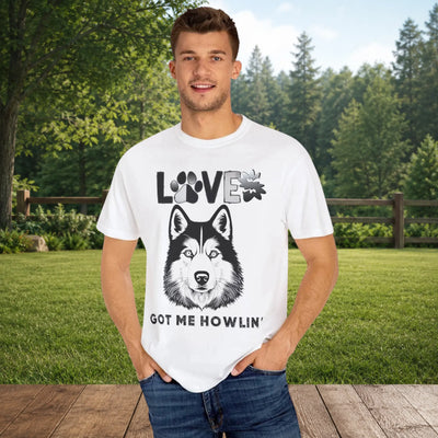 Husky Lover T-shirt - Cozy & Stylish Unisex Tee, Pet Lover Gift